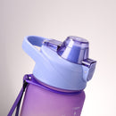 Outdoor Water Bottle with Straw BPA Free Gradient Drinking Cup (Purple) Newly