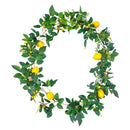 Lemon Fruit Vine Faux Eucalyptus Rose Leaf Eucalyptus Leaves Plants Faux