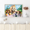 Diamond Painting 5D DIY Stud Farm Full Round Drill Rhinestone Picture Kit