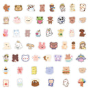 100pcs Water Cup Stickers Waterproof Luggage Decals for Notebook Scooter