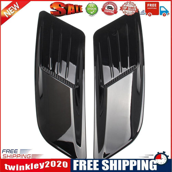 Hood Air Intake Scoop Bonnet Vent Cover Trim for Ford Mustang 15-17 (Black)