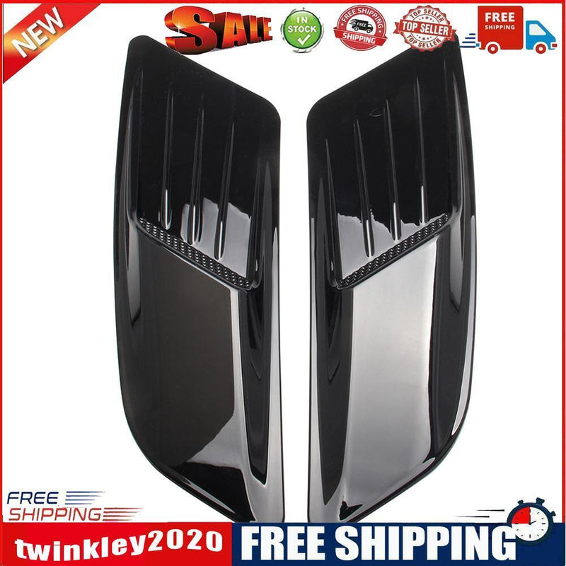 Hood Air Intake Scoop Bonnet Vent Cover Trim for Ford Mustang 15-17 (Black)