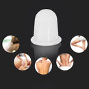 Silicone Vacuum Cupping Can Cupping Therapy Massage Suction Cup (White) Newly