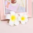 Hair Accessories Gift Hair Clip Beach Seaside Flower White Plumeria Hairpin