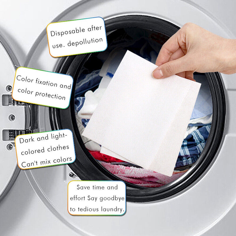 Washing Machine Use Mixed Dyeing Proof Clothes Color Absorption Sheet (1)