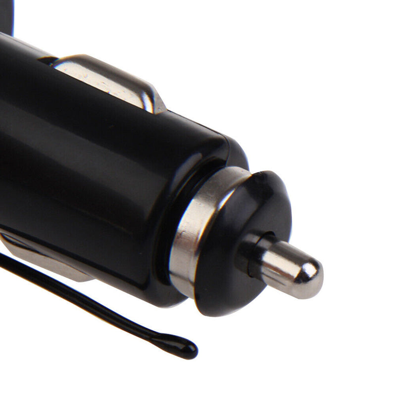12V 24V Car Truck Cigarette Lighter Socket Digital Thermometer Voltmeter