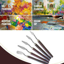7PCS Palette Scraper Spatula For Artist Oil Painting scraper I3Z3
