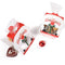 8pcs Santa Claus Cookie Bag Nougat Candy Paper Card Decoration Kids Gift,`