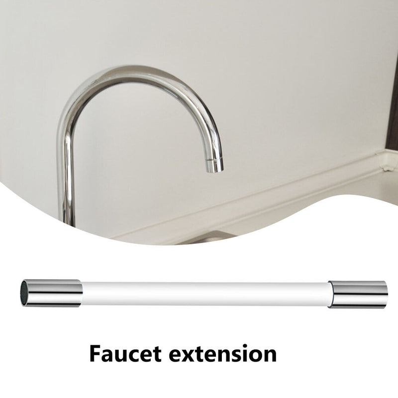 360 Degrees Kitchen Faucet Extender Flexible Faucet Extension Pipe (30cm) Newly