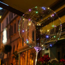 Luminous Handle Stick LED Balloon Party Colorful Lighting Clear Bobo Balloo