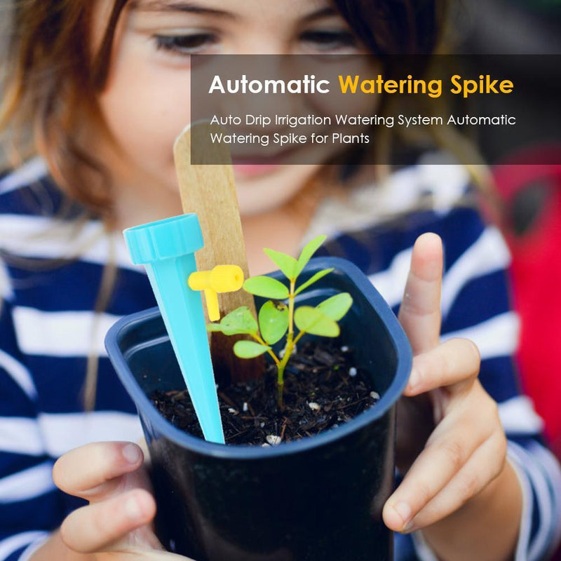Automatic Watering Spikes System for Indoor Plant Flower Bottle Drip Irrigation