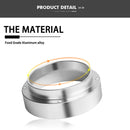 Replacement Aluminum Anti-drop Dosing Ring for Brewing Bowl Coffee Powder T
