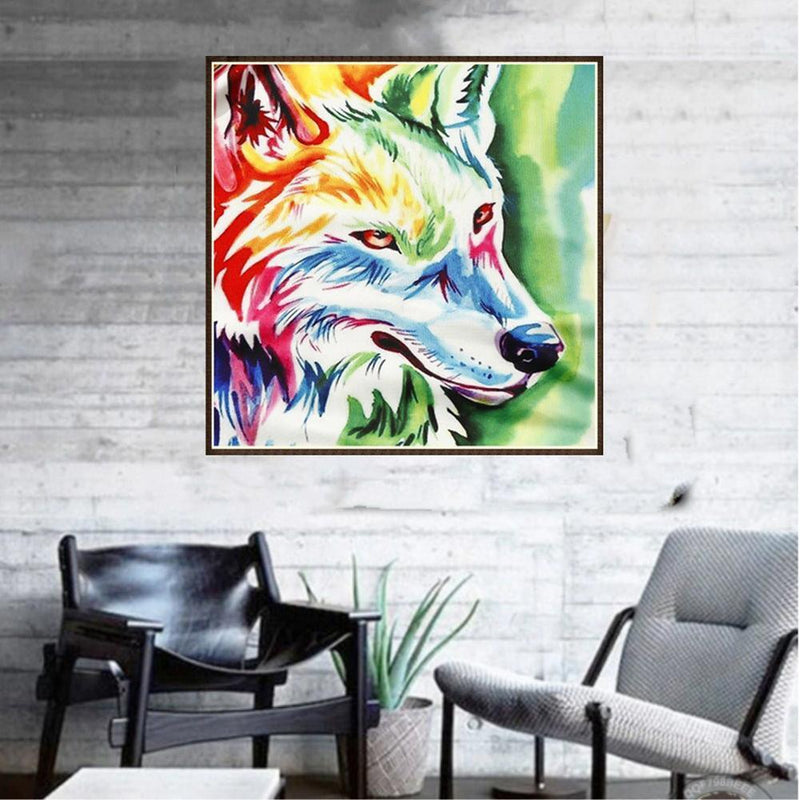 Wolf 5D Diamond Painting Embroidery DIY Craft Craft Cross Stitch Decor