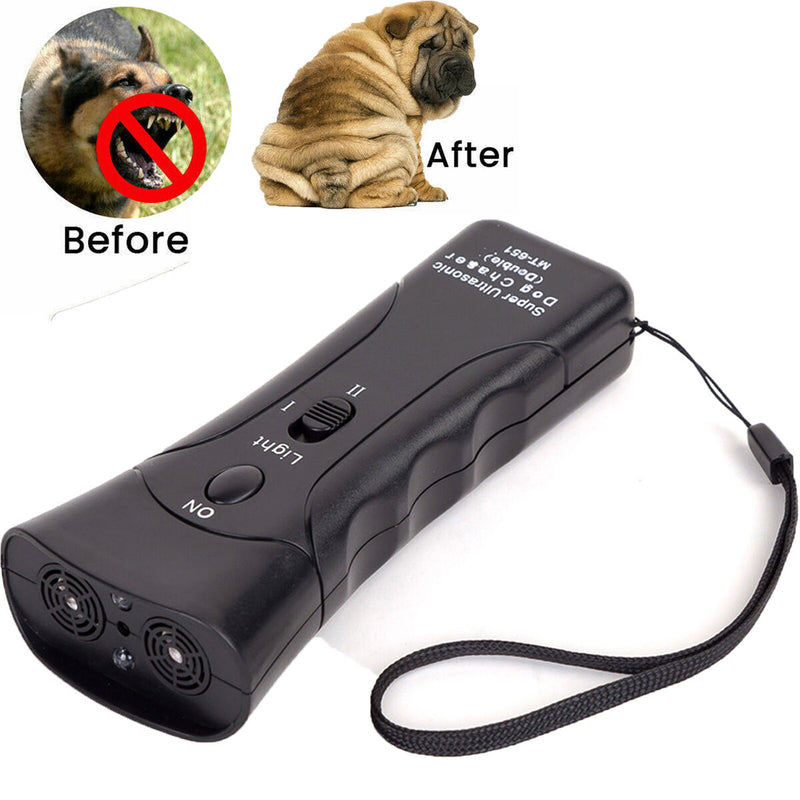 Ultrasonic Anti Bark Dog x Train expensive device LED Light Pet Gentle Chaser