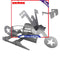 Motorcycle Chicken Grill Stainless Steel BBQ Stand Chicken Turkey Roasting Rack