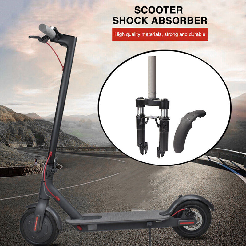 Electric Scooter Modified Shock Absorber + Mudguard Front Fork for M365 Pro