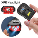 Clip Light Strong Light LED Induction Headlamp XPE Headlight Head Flashlight