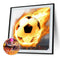 Diamond Painting Full Round Rhinestone Wall Picture Football Kit