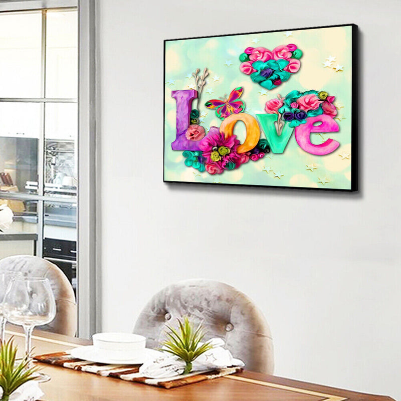 Frameless Oil Painting Arts Picture By Number Character Love Hand Painted Cra