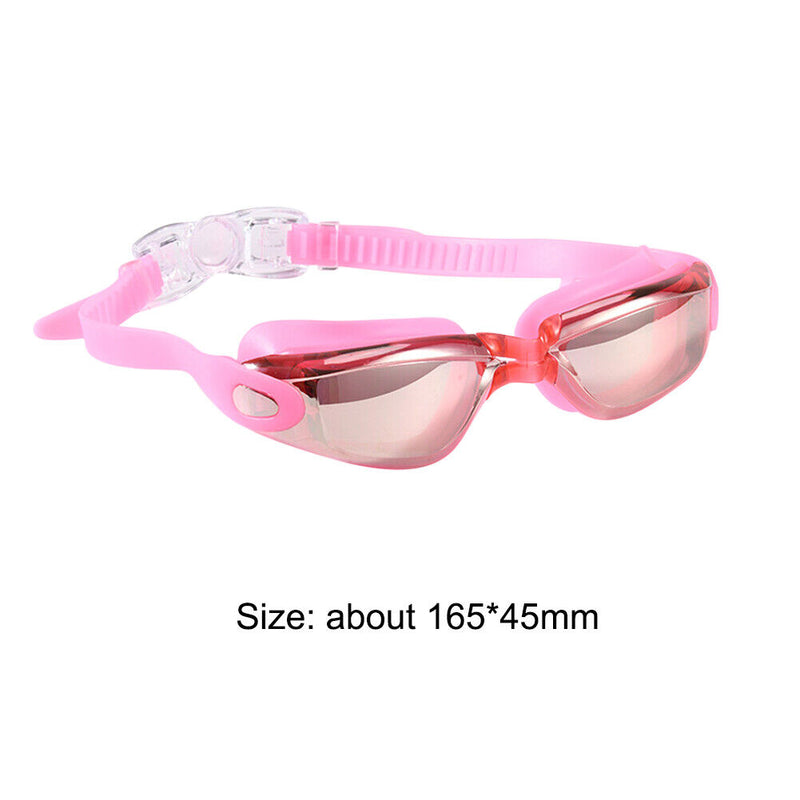 #A Professional Electroplating Waterproof HD Swimming Glasses for Women Men Adul
