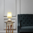 LED Table Lamp Nordic Style Desk Bedside Living Room Home Lighting (White) Newly