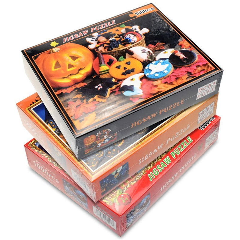 Education Brain Puzzle Game Halloween Puzzle Christmas  Puzzle Paper Jigsaw