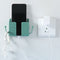 Adhesive Remote Control Mobile Phone Charging Plug Organizer Rack (Green) Newly