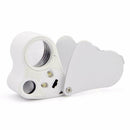 30X 60X Magnifying Loupe Jewelry Jewelers Pocket Magnifier Coins Eye Loop Z6B2