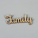 Script Alphabet Tree Crafts Wedding Wooden Letters DIY Family Word Decorations