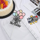Baby Shower Supplies Happy Birthday Cake Topper Cupcake Cake Decoration