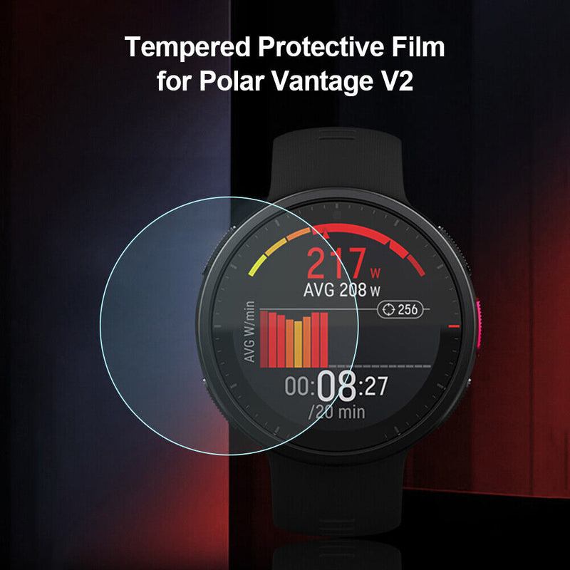 2pcs Smartwatch Tempered Glass Protective Film Cover Screen Protector for Polar