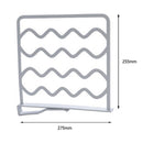 Creative Wardrobe Cabinet Partition Desktop Divider Storage Shelf (Grey)