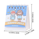 Daily Scheduler Yearly Agenda Cute Desk Calendar Mini Desktop Ornaments