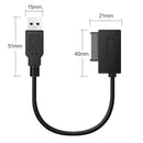 HDD 13Pin 7+6 CD/DVD ROM USB 2.0 to Sata II Driver Adapter Converter Line Cable