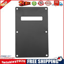 PVC Pickguard Tremolo Cavity Backplate for Electric Guitar Accessory(Black)