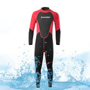 Full Body Men Neoprene Wetsuit Jumpsuit Quick-Drying Wet Suit (Red 3XL) Newly