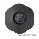 5pcs Silicone Cup Cover Heat-resistant Leak Proof Cartoon Lid (Black Cat)