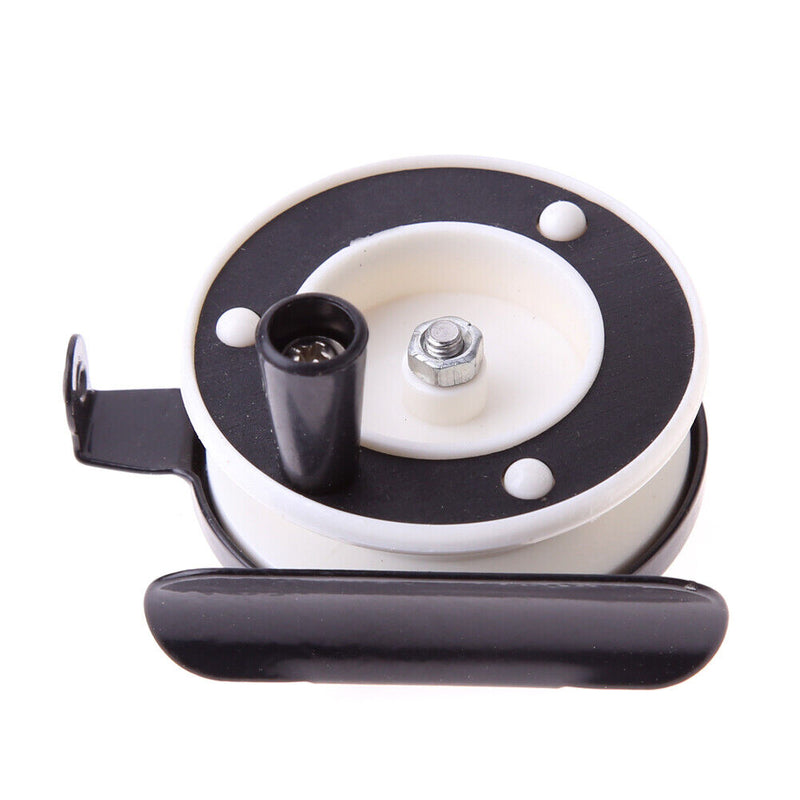 Ice Fishing Mini Pole Line Reel Rods Shrimp Metal Steel Lightweight Porta