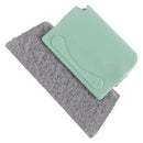 Groove Cleaning Window Brush Corners Household Cleaner Tool (Blue Green) Newly