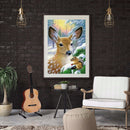 DIY Full Round Drill Rhinestone Diamond Painting Deer and Squirrels Handwork Art