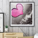 5D DIY Full Drill Diamond Painting Love Heart Cross Stitch Embroidery Mosaic