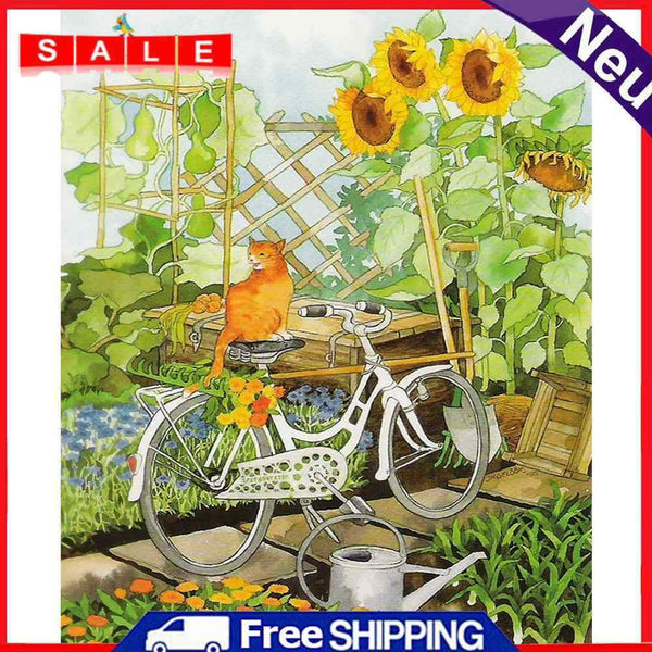 Field Courtyard DIY Oil Paint By Number Acrylic Drawing Home Wall Decoration Kit