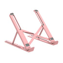 Foldable Holder Adjustable Tablet Stand Bracket for Laptop Phone (Pink) Newly
