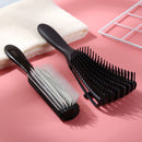 5pcs Scalp Massage Hairbrush Paddle Comb Wide Tooth Comb Set for Hair Detangling