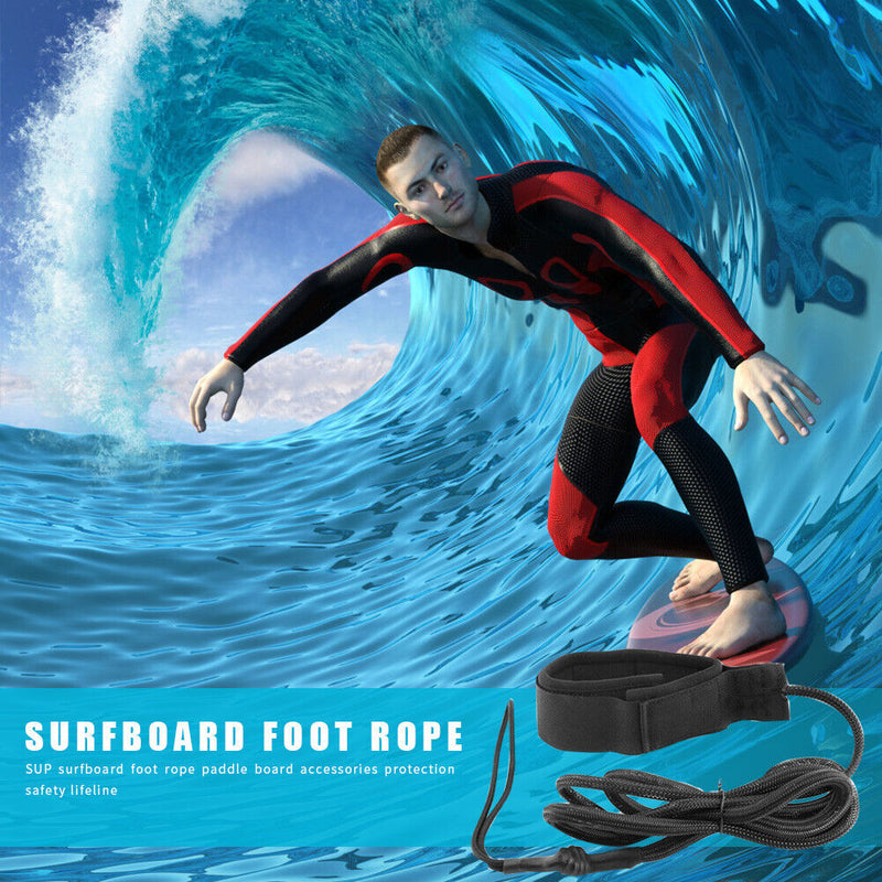 Surfboard Leash Foot Rope Stand Up Paddle Board Protection Leg Ankle Strap Newly