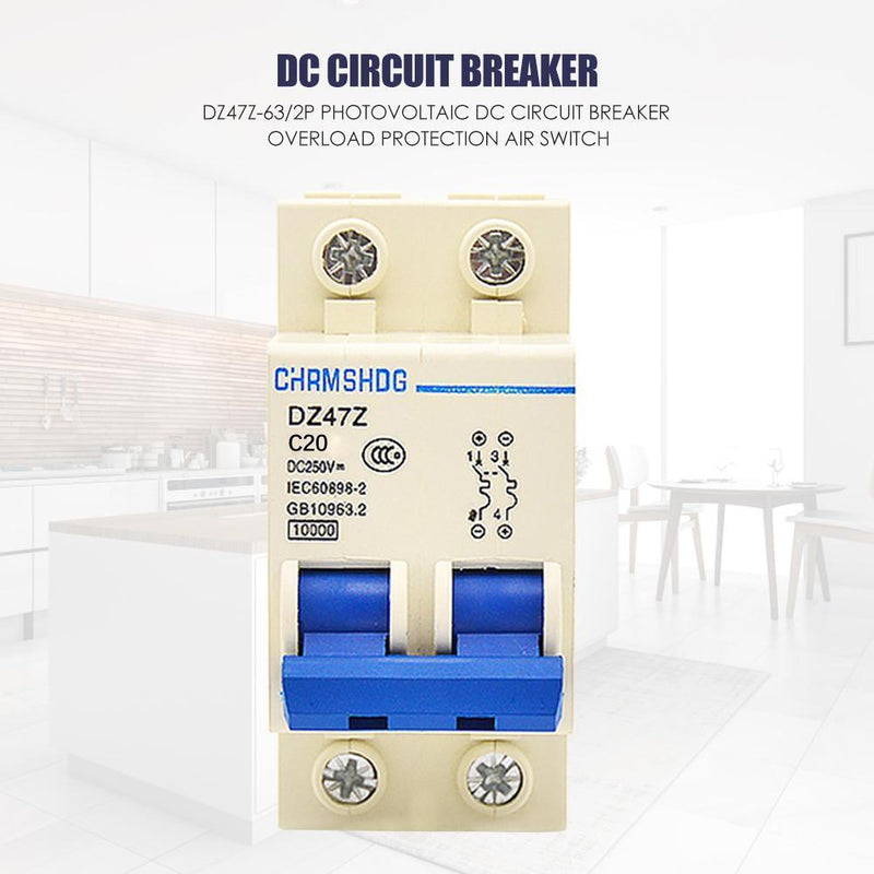 DZ47Z-63/2P Overcurrent Release Overload Protector Air Switch Circuit Break