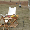 Outdoor Folding Camping Lamp Pole Kit Hanging Lantern Stand Hanger (B) Newly