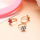 10Pcs Children Cartoon Rings Flower Animal Ring Cute Jewellery Kid Girls Toys