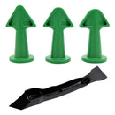 Caulking Construction Silicone Remover Caulk Finisher Scraper (Green Set) Newly
