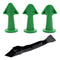 Caulking Construction Silicone Remover Caulk Finisher Scraper (Green Set) Newly